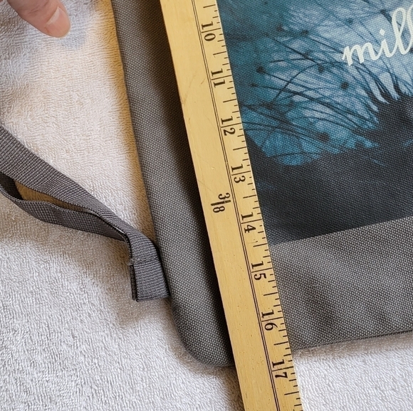 Backpack/Drawstring Bag, cotton, gray. - Picture 5 of 7